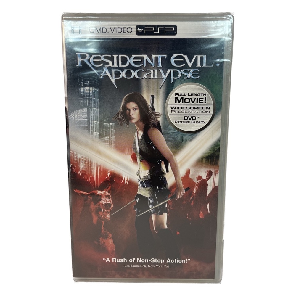 (1) SCREEN GEMS 11279 NIP
RESIDENT EVIL: APOCALYPSE RATED R | PSP VIDEO